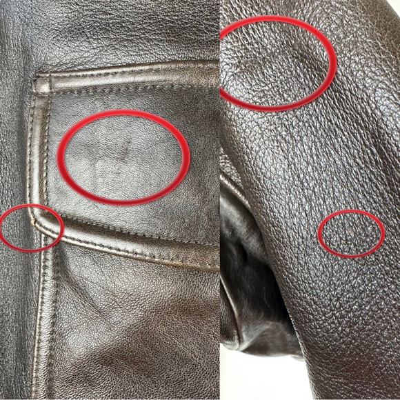 Schott Wings of Gold Brown Leather Bomber Naval Flight Aviation Jacket Men's L - Picture 12 of 16